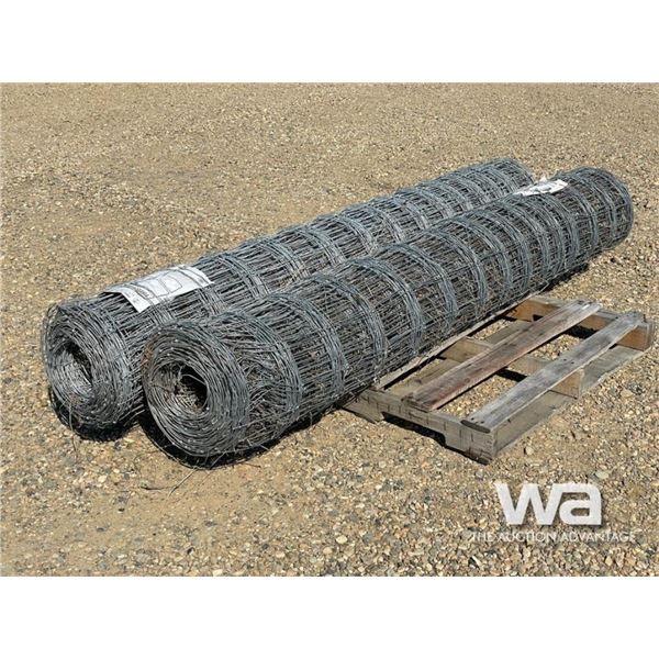 (2) ROLLS OF 7 FT. GAME FENCE