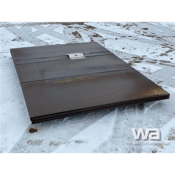 (10) 5 X 7 FT. STEEL PLATES