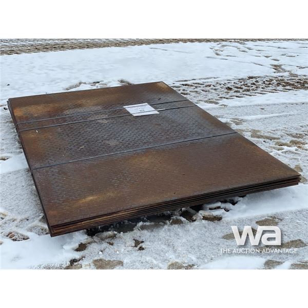 (10) 5 X 7 FT. STEEL PLATES