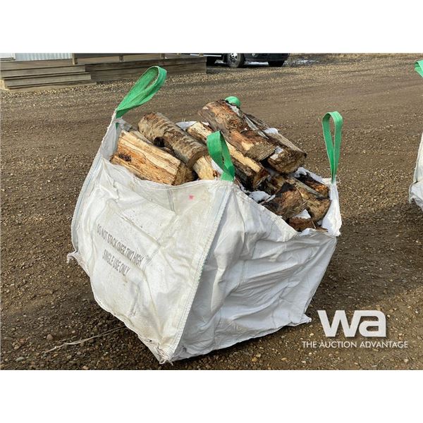 MINI BULK BAG OF CUT POPLAR FIREWOOD