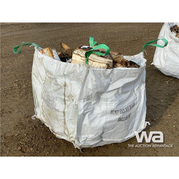 MINI BULK BAG OF CUT POPLAR FIREWOOD