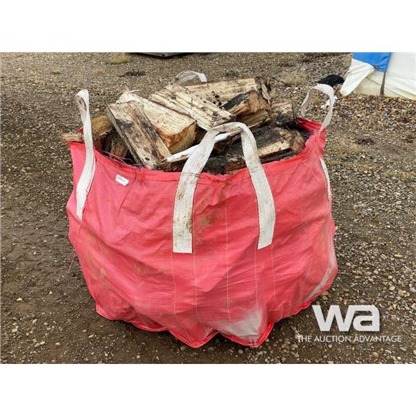 MINI BULK BAG OF CUT POPLAR FIREWOOD