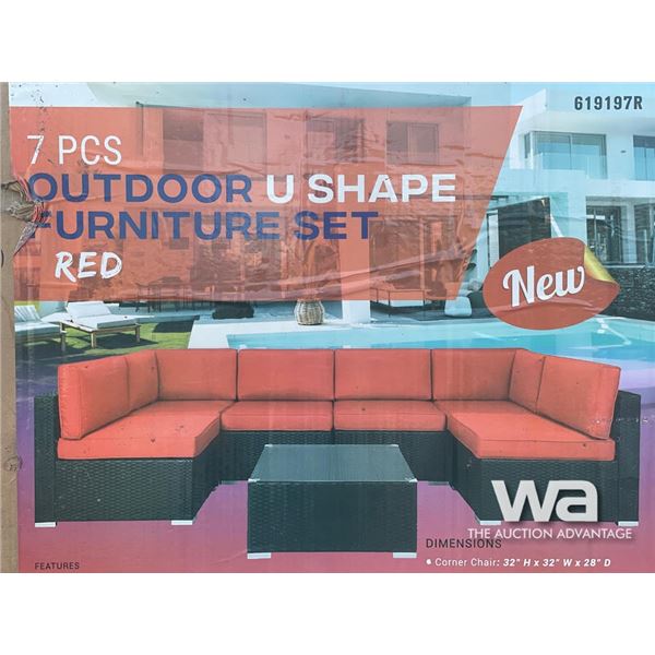 (7) PCS OUTDOOR FURNITURE SET
