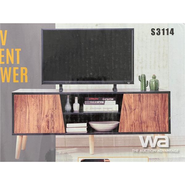 RETRO 2 DRAWER TELEVISION STAND