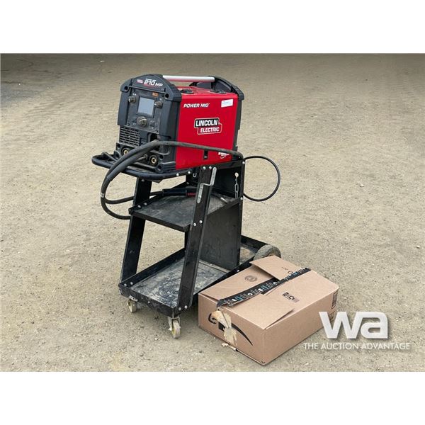 LINCOLN MP210 MIG WELDER W/ CART
