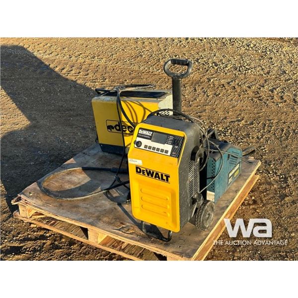 DEWALT BATTERY CHARGER & (2) WELDERS