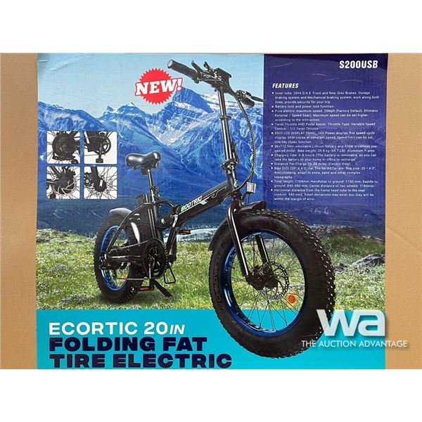 FOLDING FAT TIRE ELECTRIC EBIKE