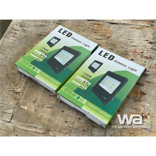 (2) LED OUTDOOR LIGHTS