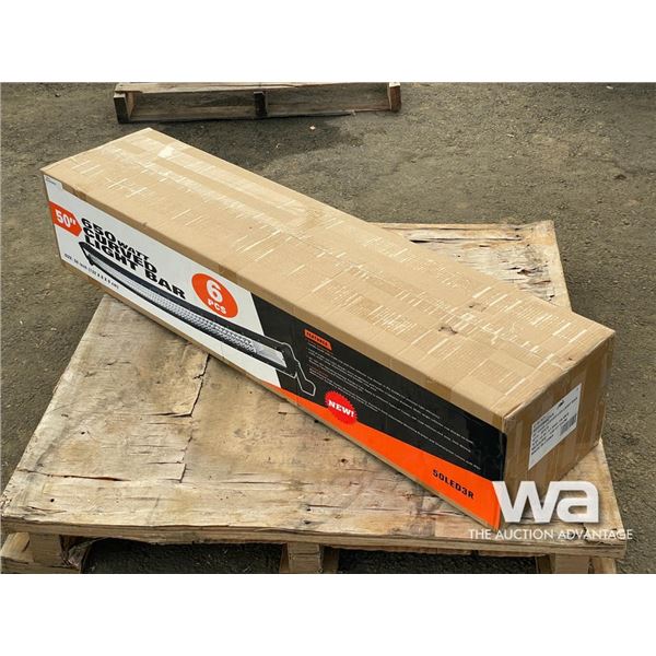 (6) PCS. 50 IN. 650W CURVED LIGHT BARS