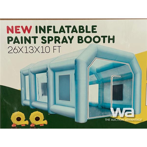 26 X 13 FT. INFLATABLE PAINT SPRAY BOOTH