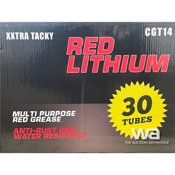 (4) BOXES OF RED LITHIUM GREASE