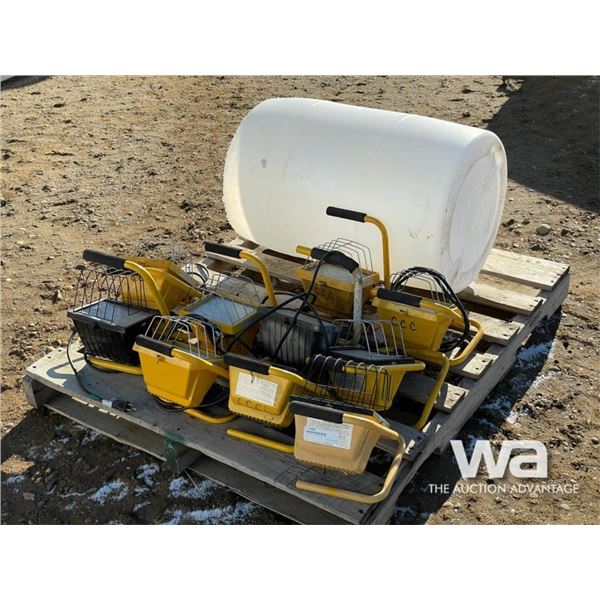 (10) 500W LP68 WORK LIGHTS