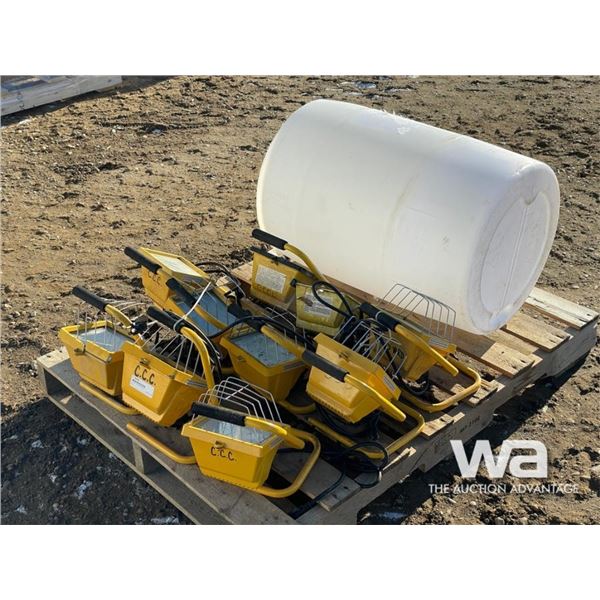 (10) 500W LP68 WORK LIGHTS