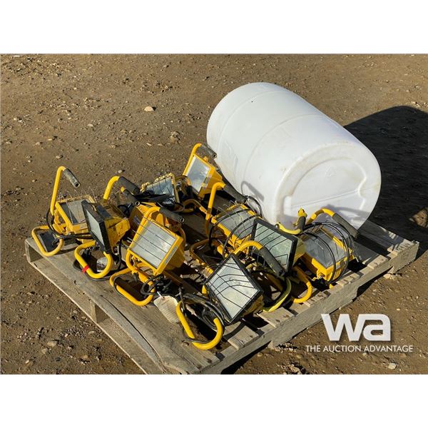 (10) 500W LP68 WORK LIGHTS