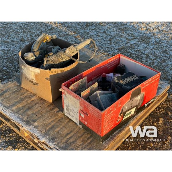 MASTERCRAFT TOOLS, ASSORTED BATTERIES & CHARGERS
