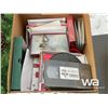 Image 7 : OFFICE DESK W/MISC HOUSEHOLD ITEMS
