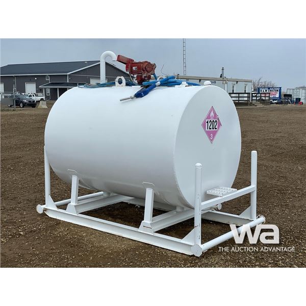 500 GAL/2200L ENVIRO FUEL TANK AND PUMP ON SKID