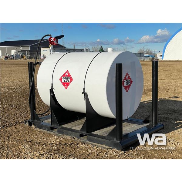 500 GALLON FUEL TANK ON SKID