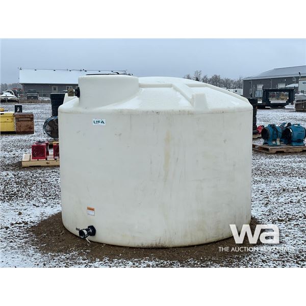 1250 GALLON WATER TANK