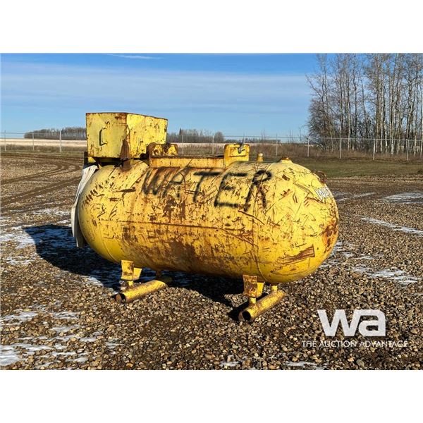 FIRE SUPPRESSION WATER TANK W/ PUMP ON SKID