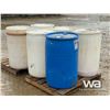 Image 4 : (6) PLASTIC BARRELS