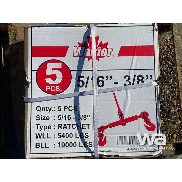 (5) WARRIOR 5/16 IN. - 3/8 IN. BOOMERS