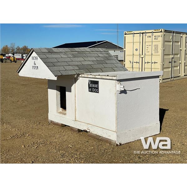 7.5 X 4 FT. WOODEN DOG HOUSE