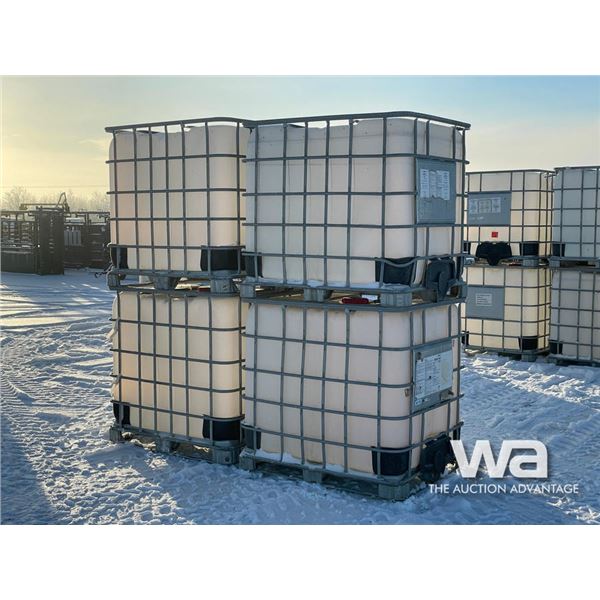 (4) POLY TOTES