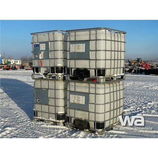 (4) POLY TOTES