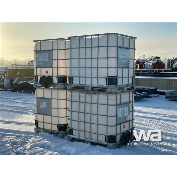 (4) POLY TOTES