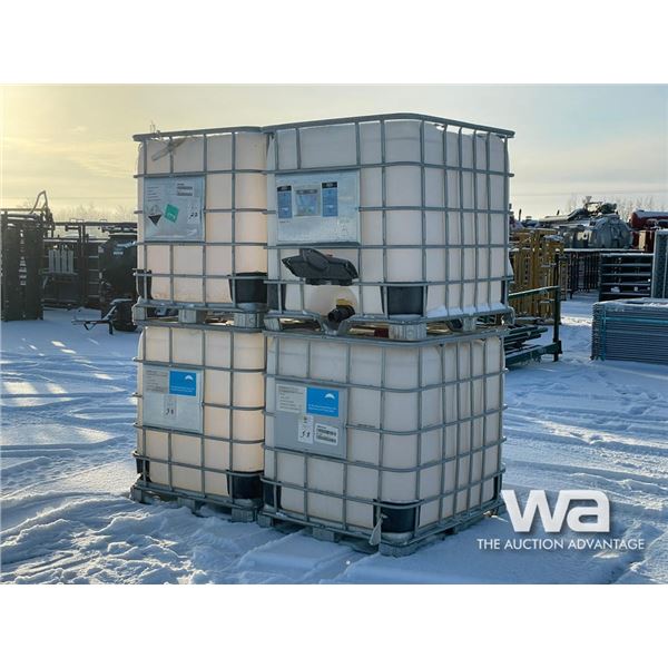 (4) POLY TOTES