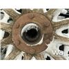 Image 6 : (2) ANTIQUE PACKER WHEELS & MODEL A FORD RIM