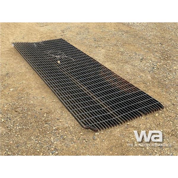9 X 3 FT. STEEL GRATING WALKWAY