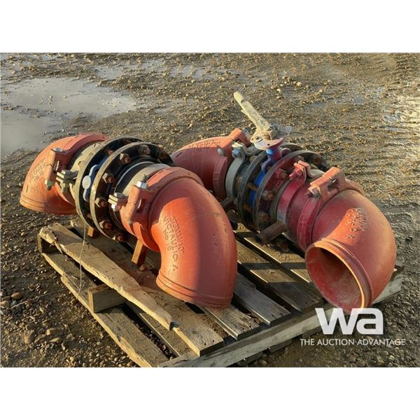(2) 10 IN. FITTINGS
