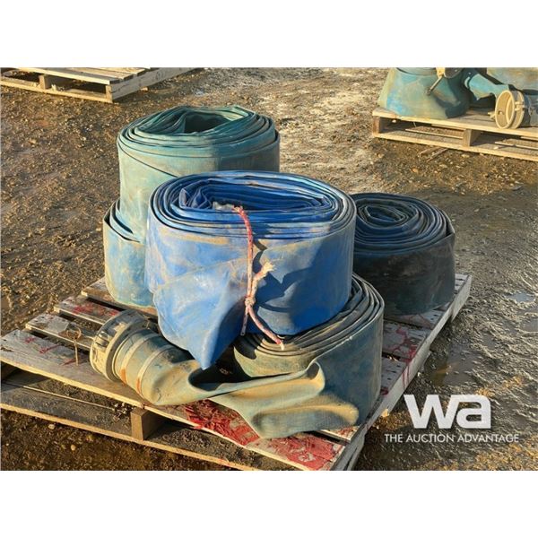 (4) ROLLS OF 6 IN. HOSE