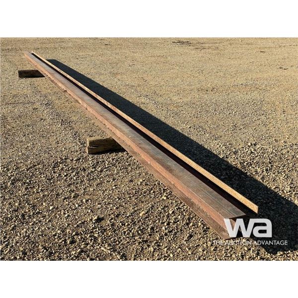(2) 40 FT. 6 IN. BY 6 IN. I-BEAM
