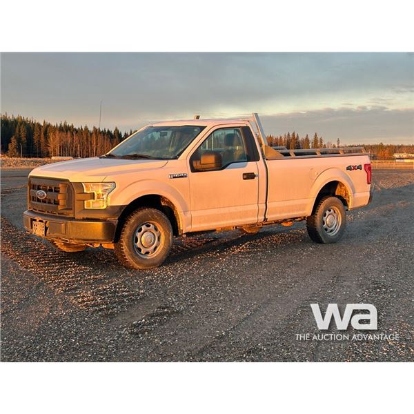 2016 FORD F150 XL 4X4 REG CAB PICKUP