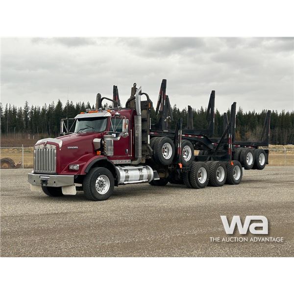 2013 KENWORTH T800 TRI DRIVE LOG TRUCK