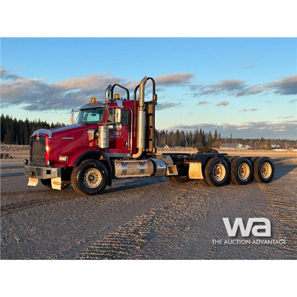 2013 KENWORTH T800 TRI DRIVE LOG TRUCK