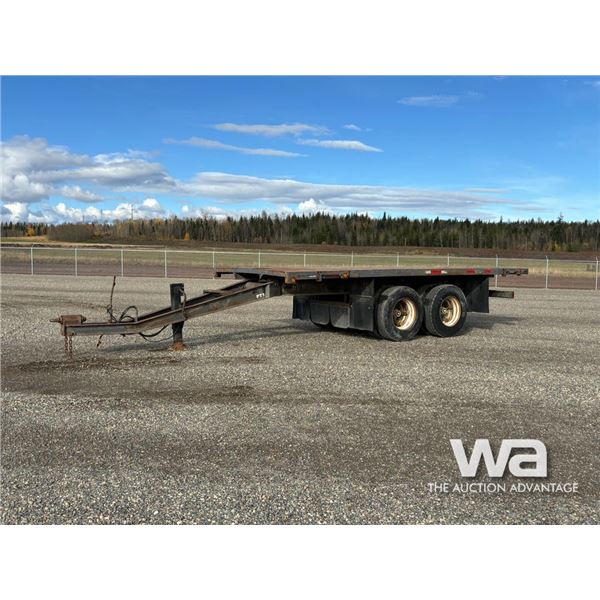 20 FT.  PINTLE T/A TRAILER