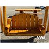Image 6 : CUSTOM LOG 2 PERSON PATIO SWING