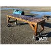 Image 1 : 94 IN. X 29 IN. WOOD WORK BENCH ON WHEELS