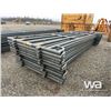 Image 4 : (12) 5X16 FT. GREY LIVESTOCK PANELS