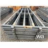Image 5 : (12) 5X16 FT. GREY LIVESTOCK PANELS
