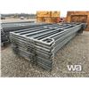 Image 4 : (12) 5X16 FT. GREY LIVESTOCK PANELS