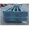 Image 5 : (12) 5X12 FT GREY LIVESTOCK PANELS