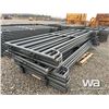 Image 4 : (12) 5X12 FT. GREY LIVESTOCK PANELS