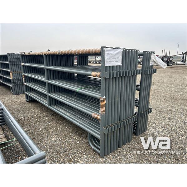 (18) 5X12 FT. GREY LIVESTOCK PANELS