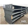 Image 4 : (18) 5X9.5 FT. GREY LIVESTOCK PANELS