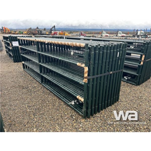 (24) 4X12 FT. GREEN RANCH GATES